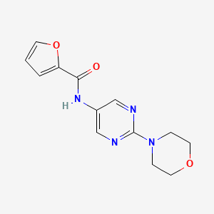 B2792911 N-(2-morpholin-4-ylpyrimidin-5-yl)-2-furamide CAS No. 1340722-50-0