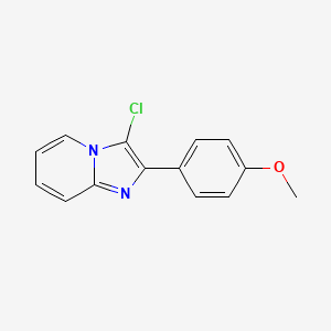 3-Chloro-2-(4-methoxyphenyl)imidazo[1,2-a]pyridine