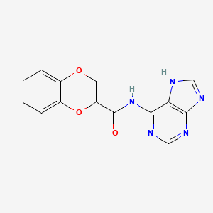 N-(9H-purin-6-yl)-2,3-dihydrobenzo[b][1,4]dioxine-2-carboxamide