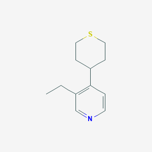 3-Ethyl-4-(tetrahydro-thiopyran-4-yl)-pyridine