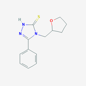4-(oxolan-2-ylmethyl)-3-phenyl-1H-1,2,4-triazole-5-thione
