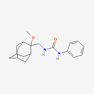 1-(((1R,3S,5r,7r)-2-methoxyadamantan-2-yl)methyl)-3-phenylurea