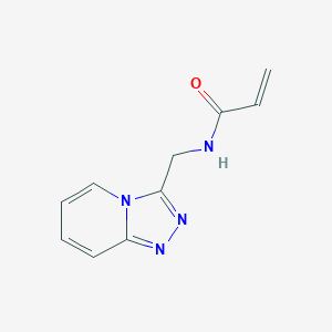molecular formula C10H10N4O B2793042 N-([1,2,4]triazolo[4,3-a]pyridin-3-ylmethyl)prop-2-enamide CAS No. 1250911-84-2