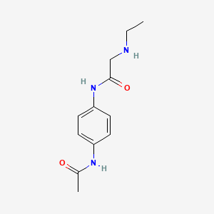 N-(4-acetamidophenyl)-2-(ethylamino)acetamide