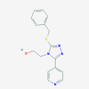 2-[3-(benzylsulfanyl)-5-(4-pyridinyl)-4H-1,2,4-triazol-4-yl]ethanol