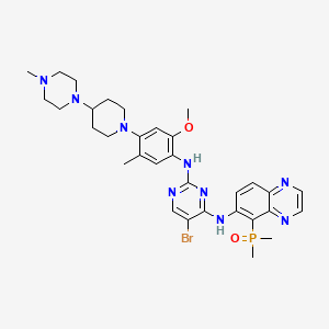 molecular formula C32H41BrN9O2P B2793069 Egfr-IN-7 CAS No. 2267329-76-8