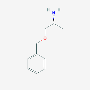 molecular formula C10H15NO B2793075 (2R)-1-(benzyloxy)propan-2-amine CAS No. 181495-37-4