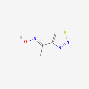 N-[1-(1,2,3-Thiadiazol-4-yl)ethylidene]hydroxylamine