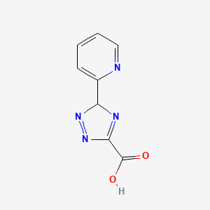 molecular formula C8H6N4O2 B2793094 3-(pyridin-2-yl)-3H-1,2,4-triazole-5-carboxylic acid CAS No. 1486465-50-2
