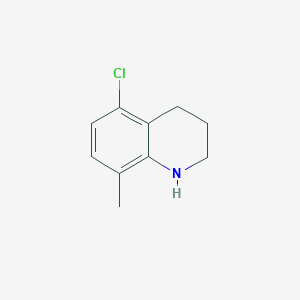 molecular formula C10H12ClN B2793112 5-Chloro-8-methyl-1,2,3,4-tetrahydroquinoline CAS No. 953742-96-6