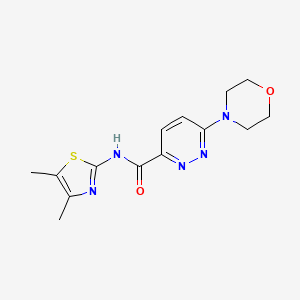 N-(4,5-dimethylthiazol-2-yl)-6-morpholinopyridazine-3-carboxamide
