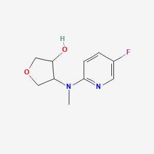 4-[(5-Fluoropyridin-2-yl)(methyl)amino]oxolan-3-ol