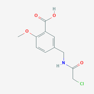 5-[(2-Chloro-acetylamino)-methyl]-2-methoxy-benzoic acid