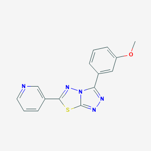 3-(3-Methoxyphenyl)-6-(pyridin-3-yl)[1,2,4]triazolo[3,4-b][1,3,4]thiadiazole