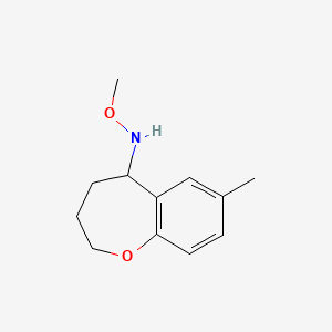 N-methoxy-7-methyl-2,3,4,5-tetrahydro-1-benzoxepin-5-amine