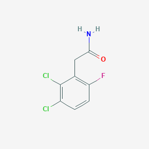 molecular formula C8H6Cl2FNO B2793203 2-(2,3-Dichloro-6-fluorophenyl)acetamide CAS No. 2514638-84-5