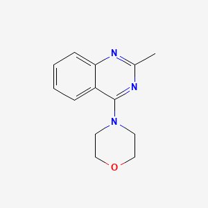 molecular formula C13H15N3O B2793205 4-(2-甲基喹唑啉-4-基)吗啉 CAS No. 499133-82-3