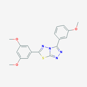 6-(3,5-Dimethoxyphenyl)-3-(3-methoxyphenyl)[1,2,4]triazolo[3,4-b][1,3,4]thiadiazole