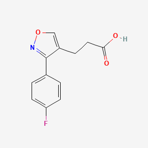3-[3-(4-Fluorophenyl)-4-isoxazolyl]propanoic acid