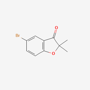 5-Bromo-2,2-dimethyl-2,3-dihydro-1-benzofuran-3-one