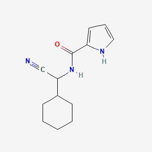 N-[cyano(cyclohexyl)methyl]-1H-pyrrole-2-carboxamide