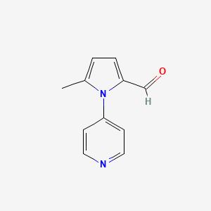 5-methyl-1-(pyridin-4-yl)-1H-pyrrole-2-carbaldehyde