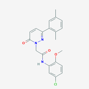 N-(5-chloro-2-methoxyphenyl)-2-[3-(2,5-dimethylphenyl)-6-oxopyridazin-1-yl]acetamide