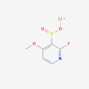 Lithium;2-fluoro-4-methoxypyridine-3-sulfinate