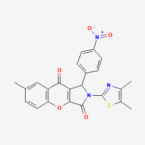 2-(4,5-Dimethylthiazol-2-yl)-7-methyl-1-(4-nitrophenyl)-1,2-dihydrochromeno[2,3-c]pyrrole-3,9-dione