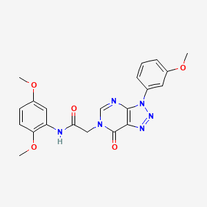 N-(2,5-dimethoxyphenyl)-2-(3-(3-methoxyphenyl)-7-oxo-3H-[1,2,3]triazolo[4,5-d]pyrimidin-6(7H)-yl)acetamide