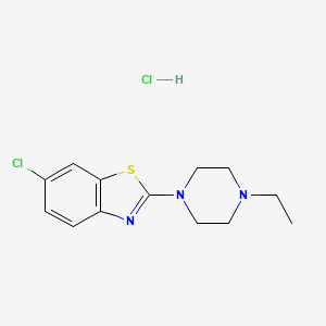 6-Chloro-2-(4-ethylpiperazin-1-yl)benzo[d]thiazole hydrochloride