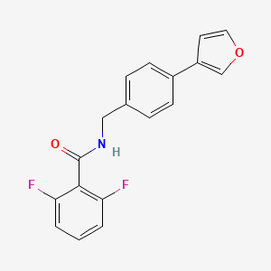 2,6-difluoro-N-(4-(furan-3-yl)benzyl)benzamide