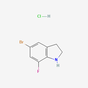 5-bromo-7-fluoro-2,3-dihydro-1H-indole hydrochloride