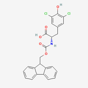 molecular formula C24H19Cl2NO5 B2793336 Fmoc-Tyr(3,5-Cl2)-OH CAS No. 1391508-43-2