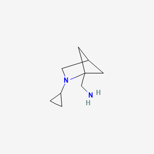 {2-Cyclopropyl-2-azabicyclo[2.1.1]hexan-1-yl}methanamine