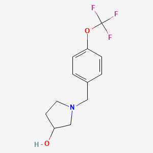 1-(4-(Trifluoromethoxy)benzyl)pyrrolidin-3-ol