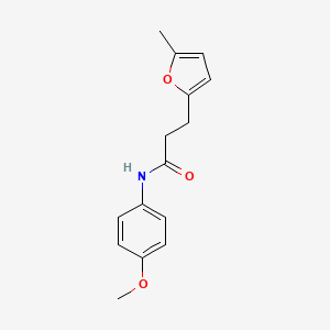 N-(4-methoxyphenyl)-3-(5-methylfuran-2-yl)propanamide