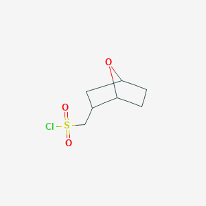 7-Oxabicyclo[2.2.1]heptan-2-ylmethanesulfonyl chloride