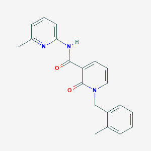 molecular formula C20H19N3O2 B2793409 1-(2-methylbenzyl)-N-(6-methylpyridin-2-yl)-2-oxo-1,2-dihydropyridine-3-carboxamide CAS No. 923676-03-3