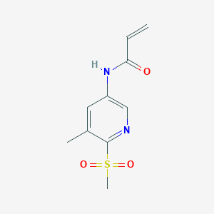 N-(6-methanesulfonyl-5-methylpyridin-3-yl)prop-2-enamide