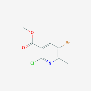 molecular formula C8H7BrClNO2 B2793423 5-溴-2-氯-6-甲基-烟酸甲酯 CAS No. 1935335-95-7