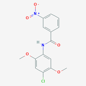N-(4-chloro-2,5-dimethoxyphenyl)-3-nitrobenzamide