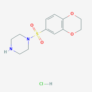 1-(2,3-Dihydro-benzo[1,4]dioxine-6-sulfonyl)-piperazine hydrochloride