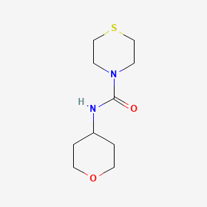 N-(oxan-4-yl)thiomorpholine-4-carboxamide