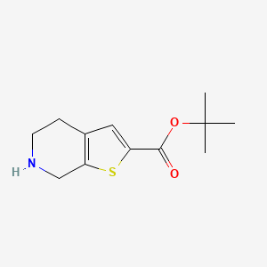 molecular formula C12H17NO2S B2793460 Tert-butyl 4,5,6,7-tetrahydrothieno[2,3-c]pyridine-2-carboxylate CAS No. 2248272-07-1