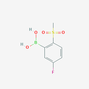 (5-Fluoro-2-methanesulfonylphenyl)boronic acid