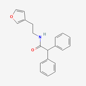 N-[2-(Furan-3-YL)ethyl]-2,2-diphenylacetamide