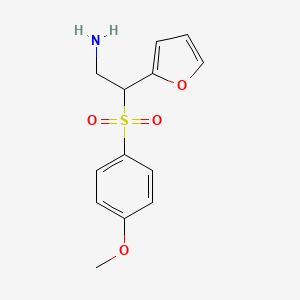 2-(2-Furyl)-2-[(4-methoxyphenyl)sulphonyl]ethylamine