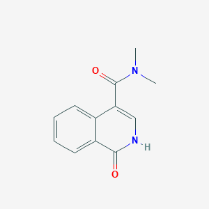 N,N-dimethyl-1-oxo-1,2-dihydroisoquinoline-4-carboxamide