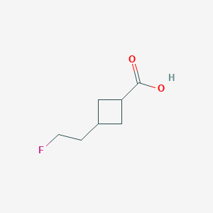 3-(2-Fluoroethyl)cyclobutane-1-carboxylic acid